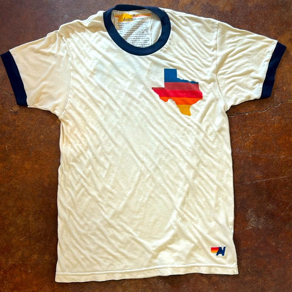 Aviator Nation ACL Texas Ringer Vintage Tshirt size M unisex